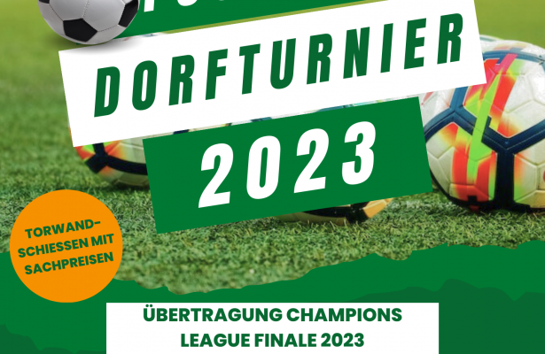 Flyer Dorfturnier 2023